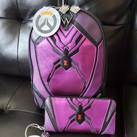 sales storeonline Loungefly Overwatch widow maker Backpack wallet